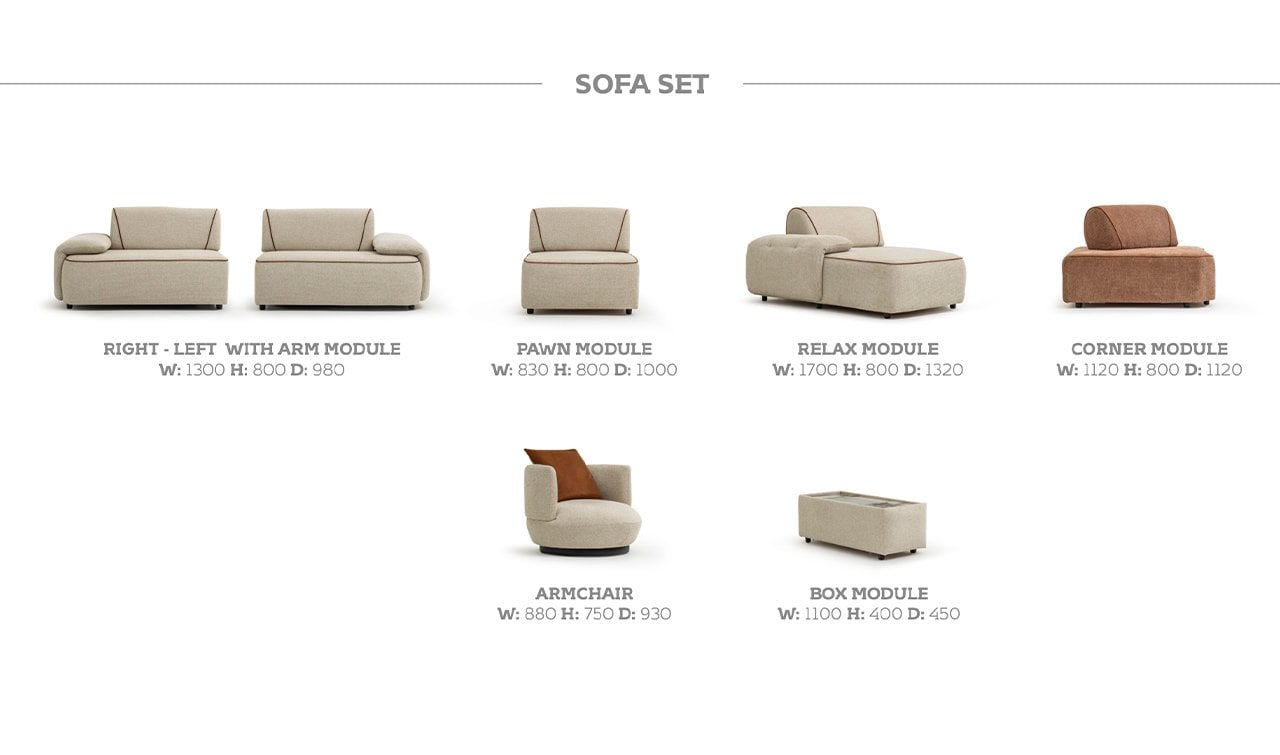 Natura Köşe Koltuk | XLarge