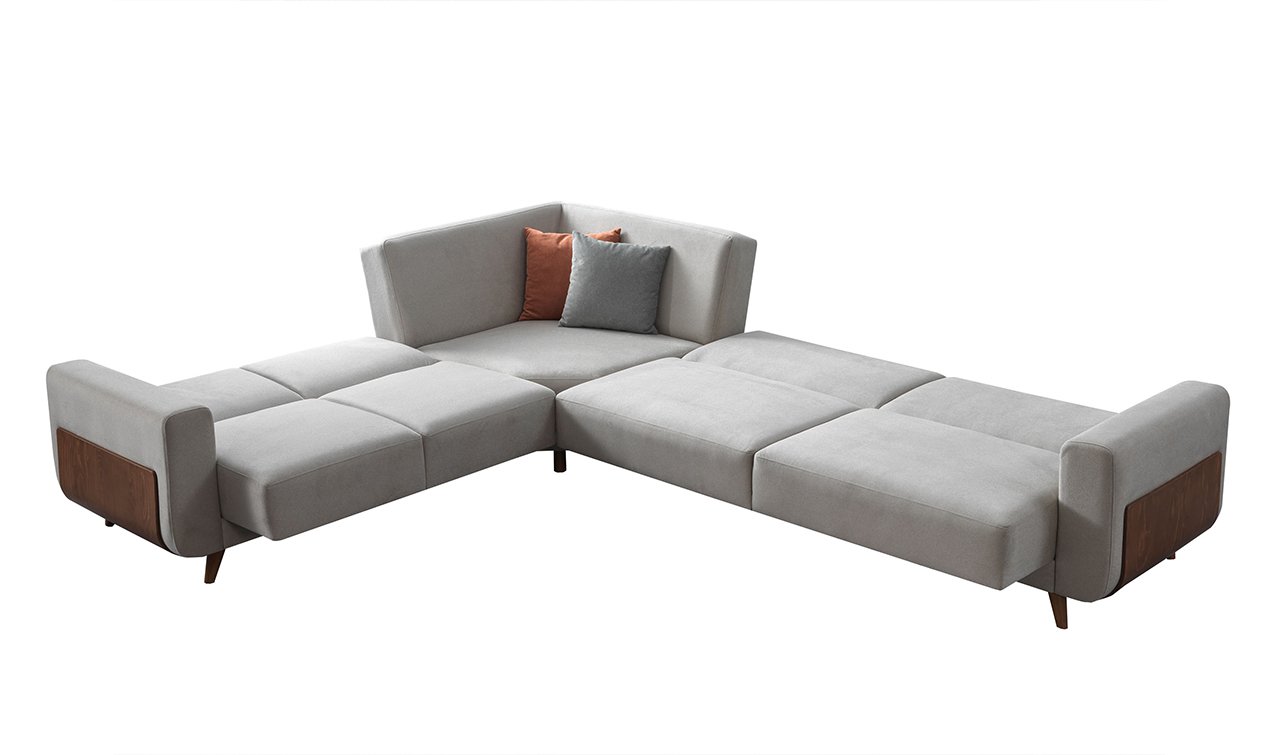 Solido Modern Köşe Koltuk - Yataklı