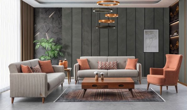 Ahenk Modern Koltuk Takımı - Yataklı