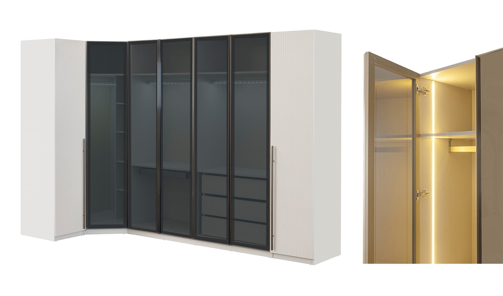 Arya Modüler Köşe Dolap