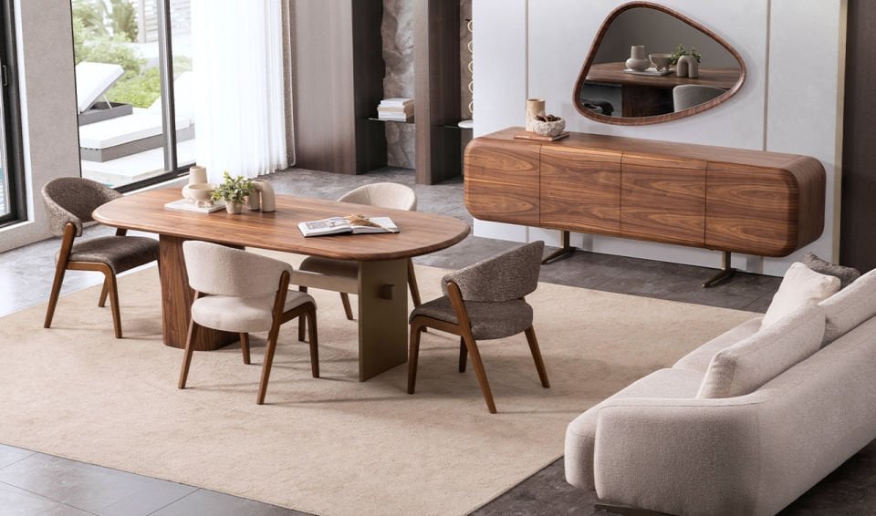 Lugano Yemek Odası Takım