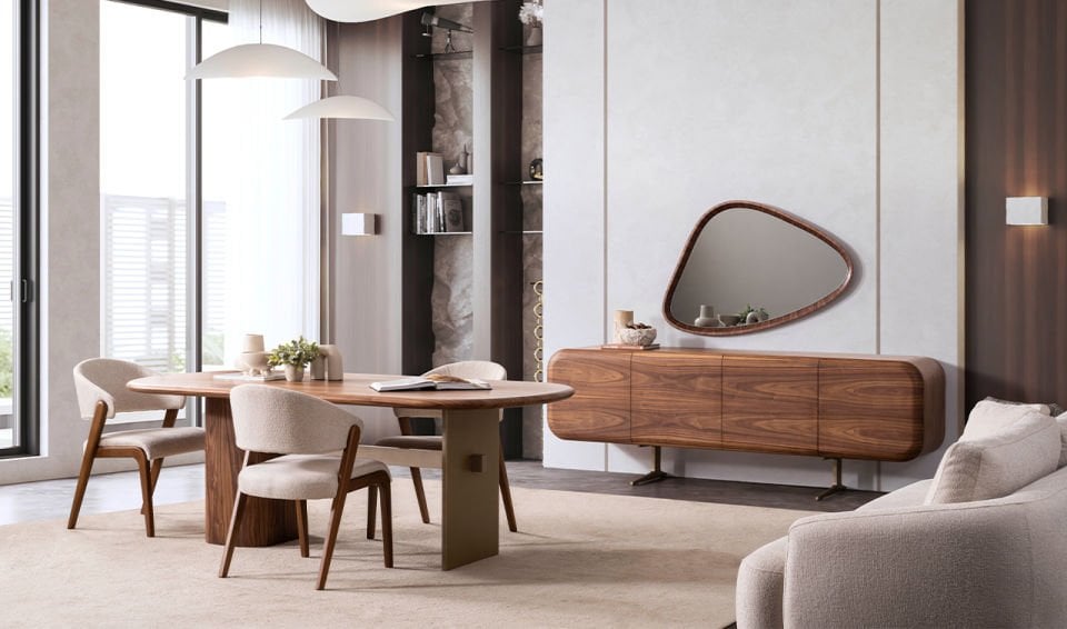 Lugano Yemek Odası Takım