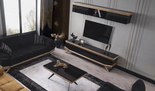 Okyanus Ahşap Tv Ünitesi