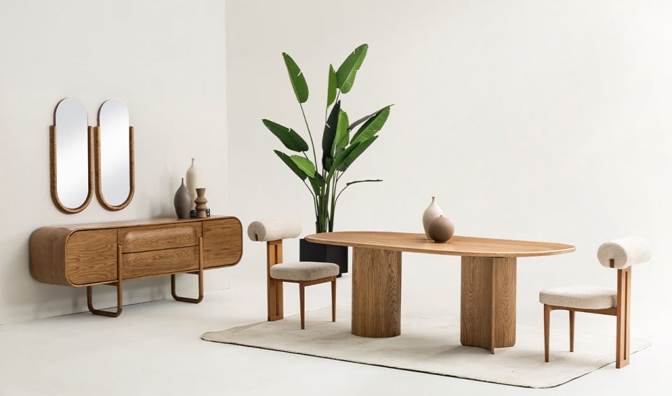 Retro Yemek Odası Takımı