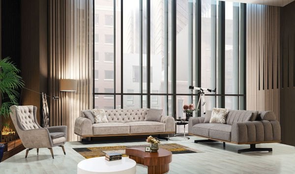 Maveran Metal Ayaklı Koltuk Takımı 1 Numaralı Berjer