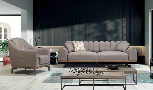 Maveran Metal Ayaklı Koltuk Takımı 1 Numaralı Berjer