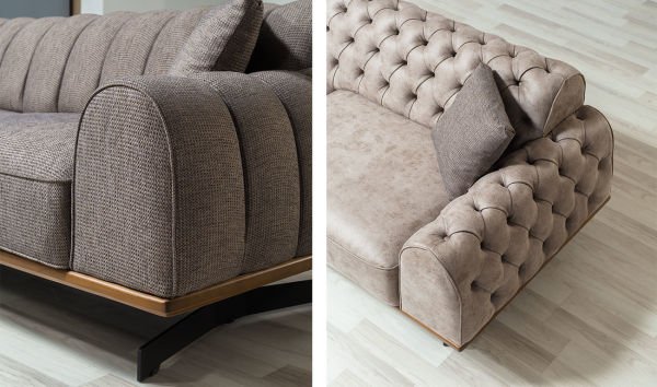 Maveran Metal Ayaklı Koltuk Takımı 1 Numaralı Berjer