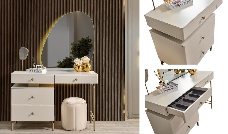 Eva 6 Kapaklı Gardrop Full Aynalı