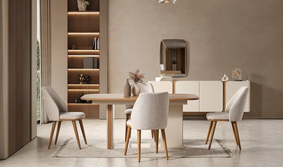 Aura Yemek Odası Takımı