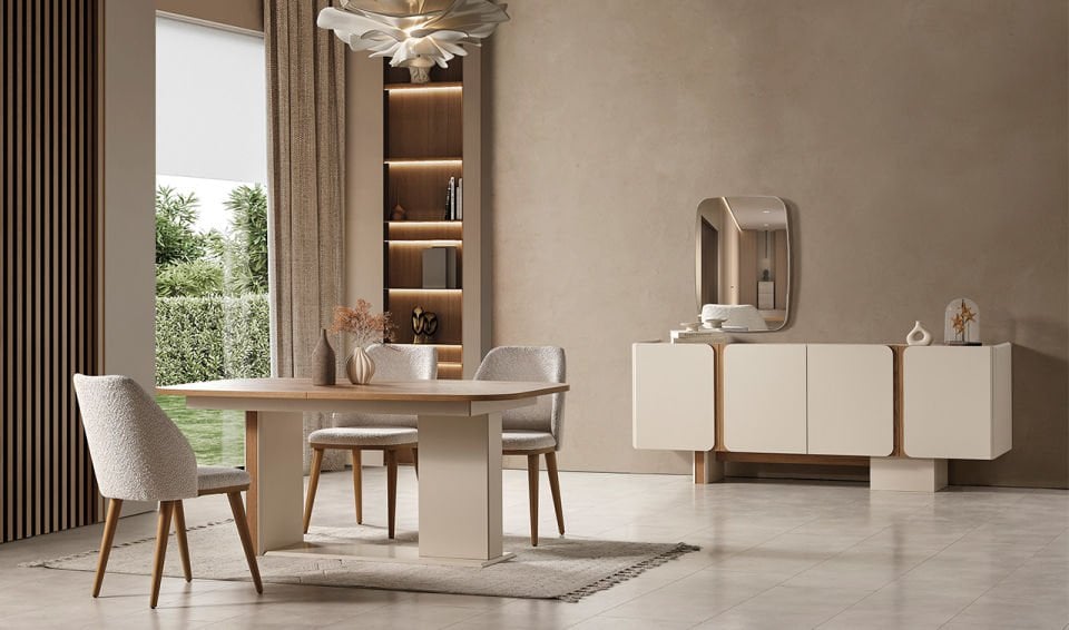 Aura Yemek Odası Takımı