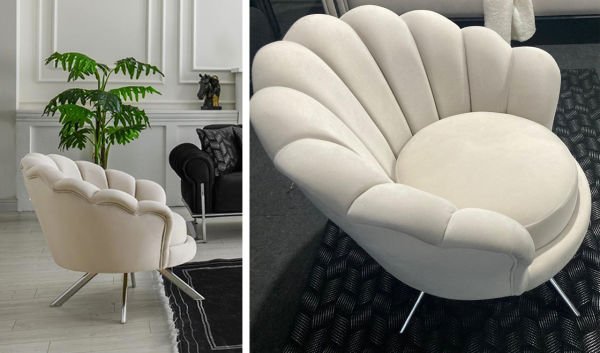 İstiridye Çiçek Berjer