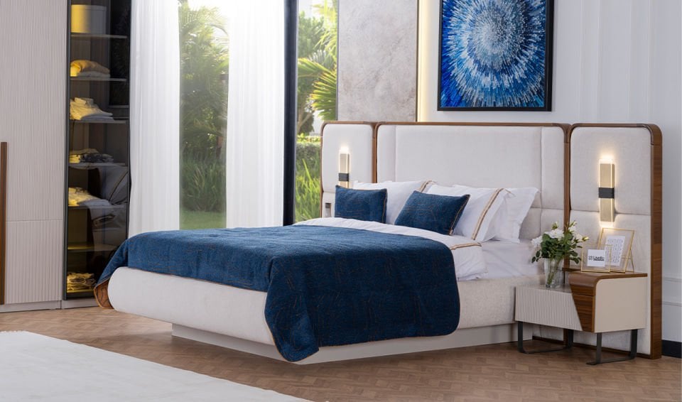 Lina Yatak Odası Takımı | Köşe Dolap