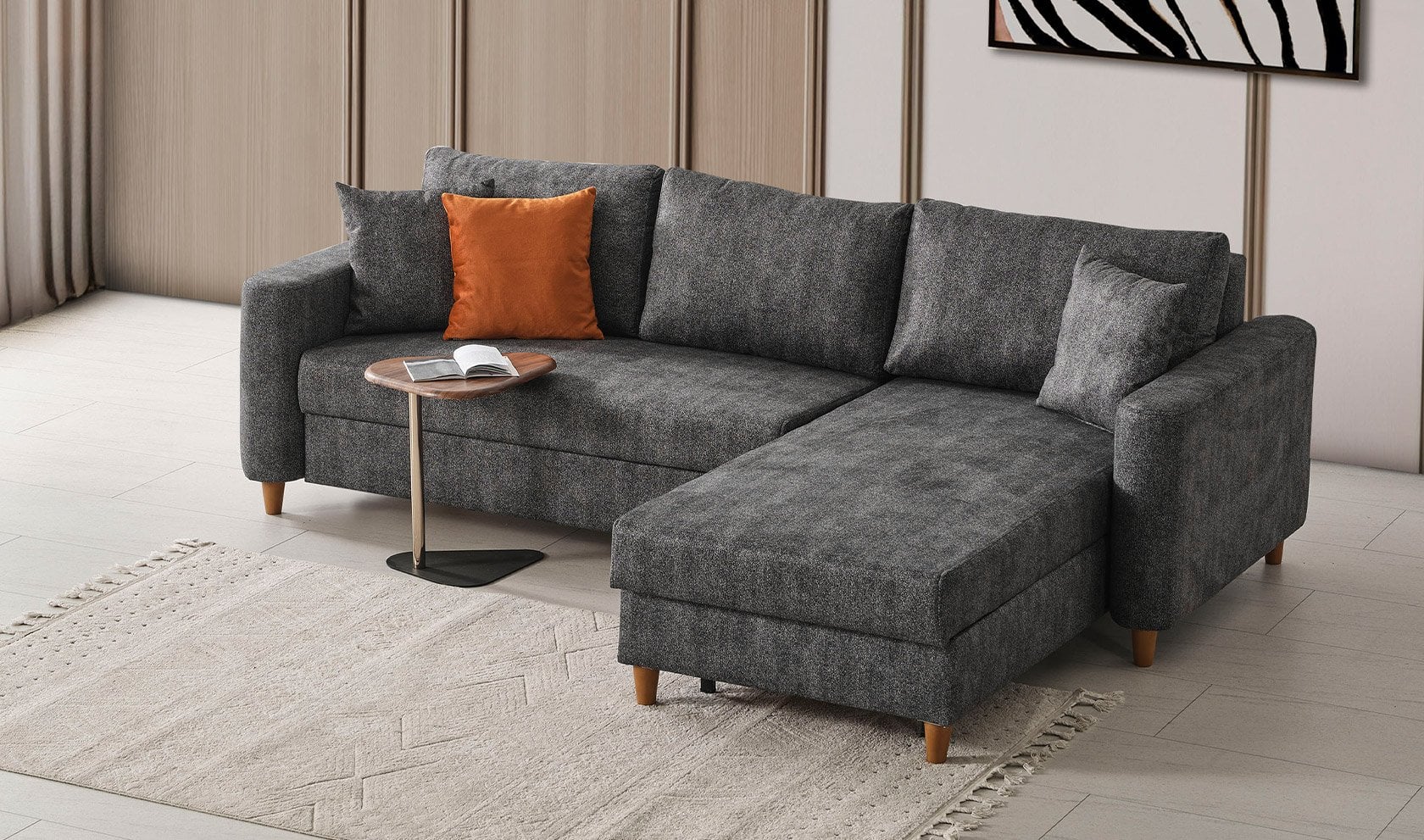 Focus Yataklı Mini Köşe Koltuk