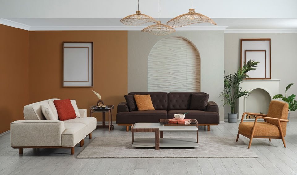 Soho Nubuk Koltuk Takımı