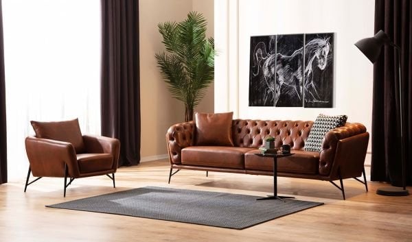 Hilton Deri Koltuk Takımı