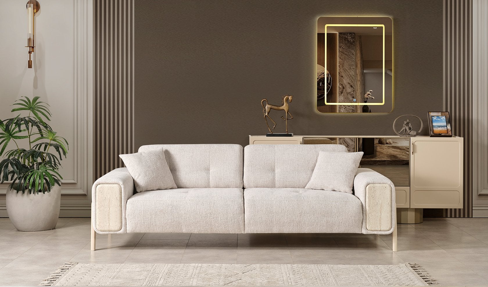 Miran Koltuk Takımı Traverten