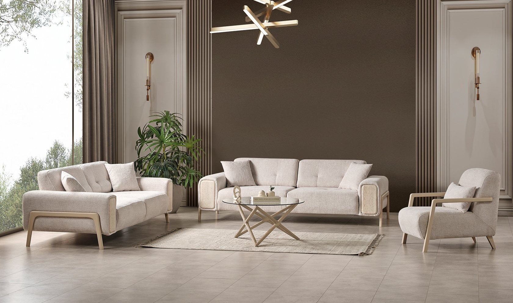 Miran Koltuk Takımı Traverten