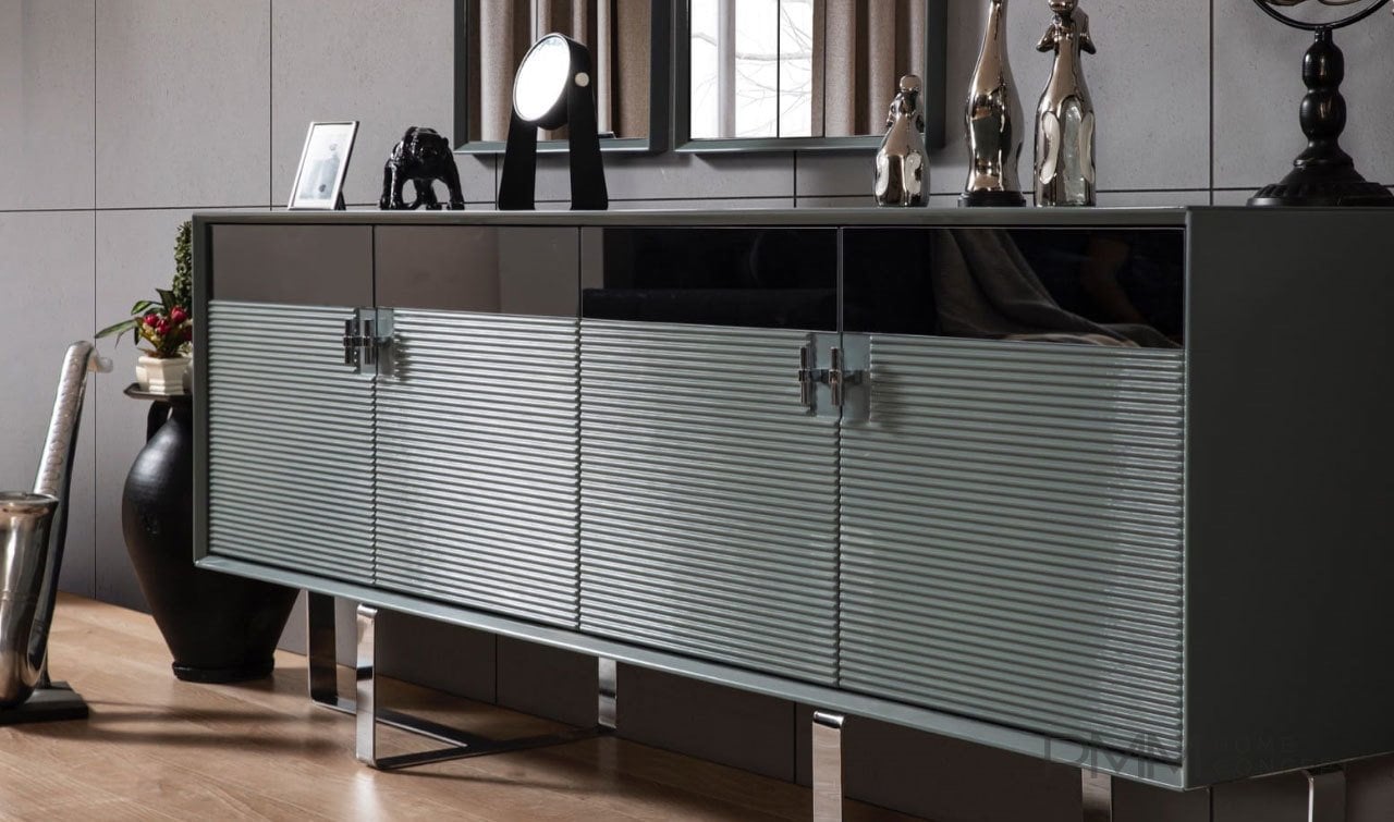 Tesla Siyah Yemek Odası Takımı Konsol