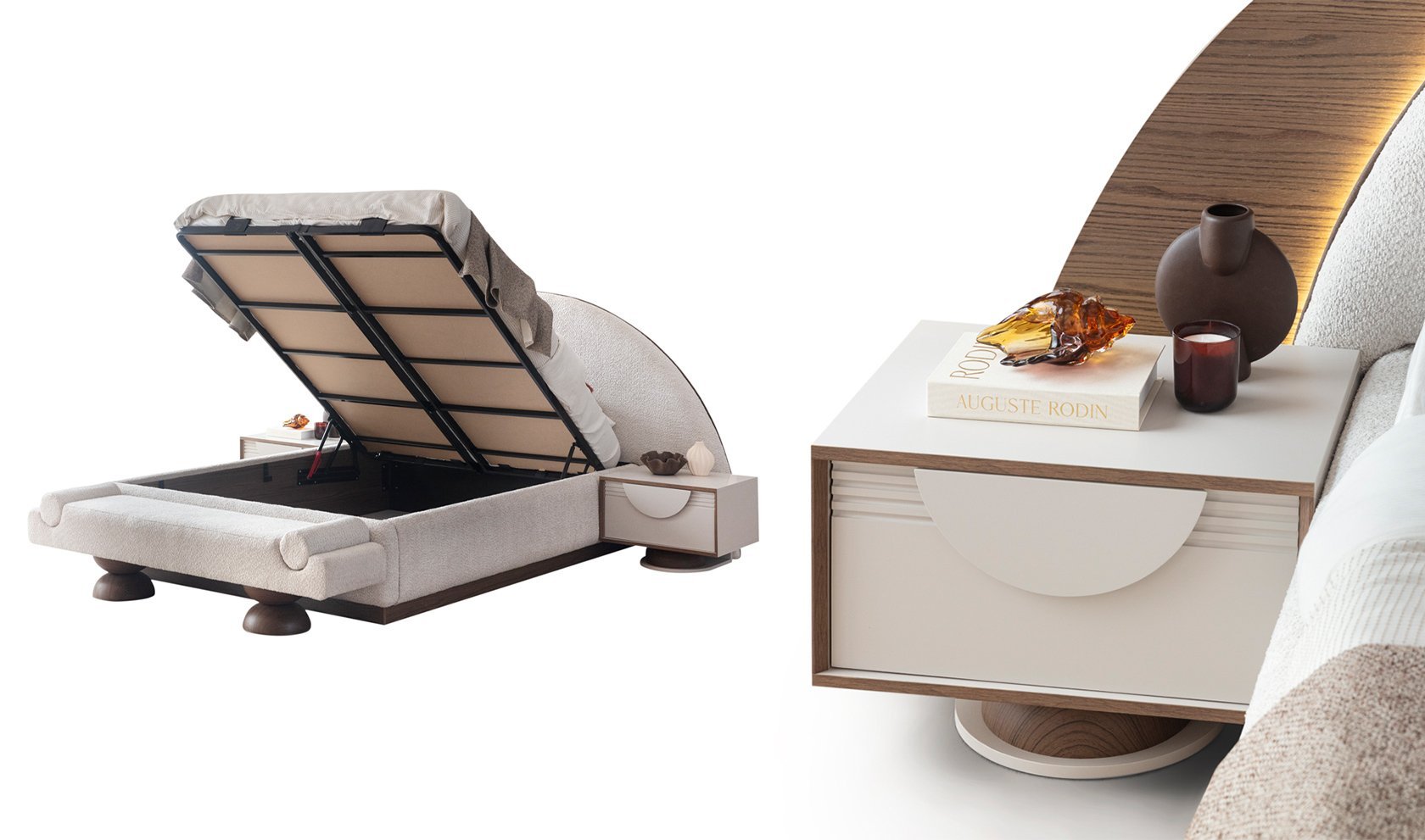 Estella Köşe Dolaplı Yatak Odası