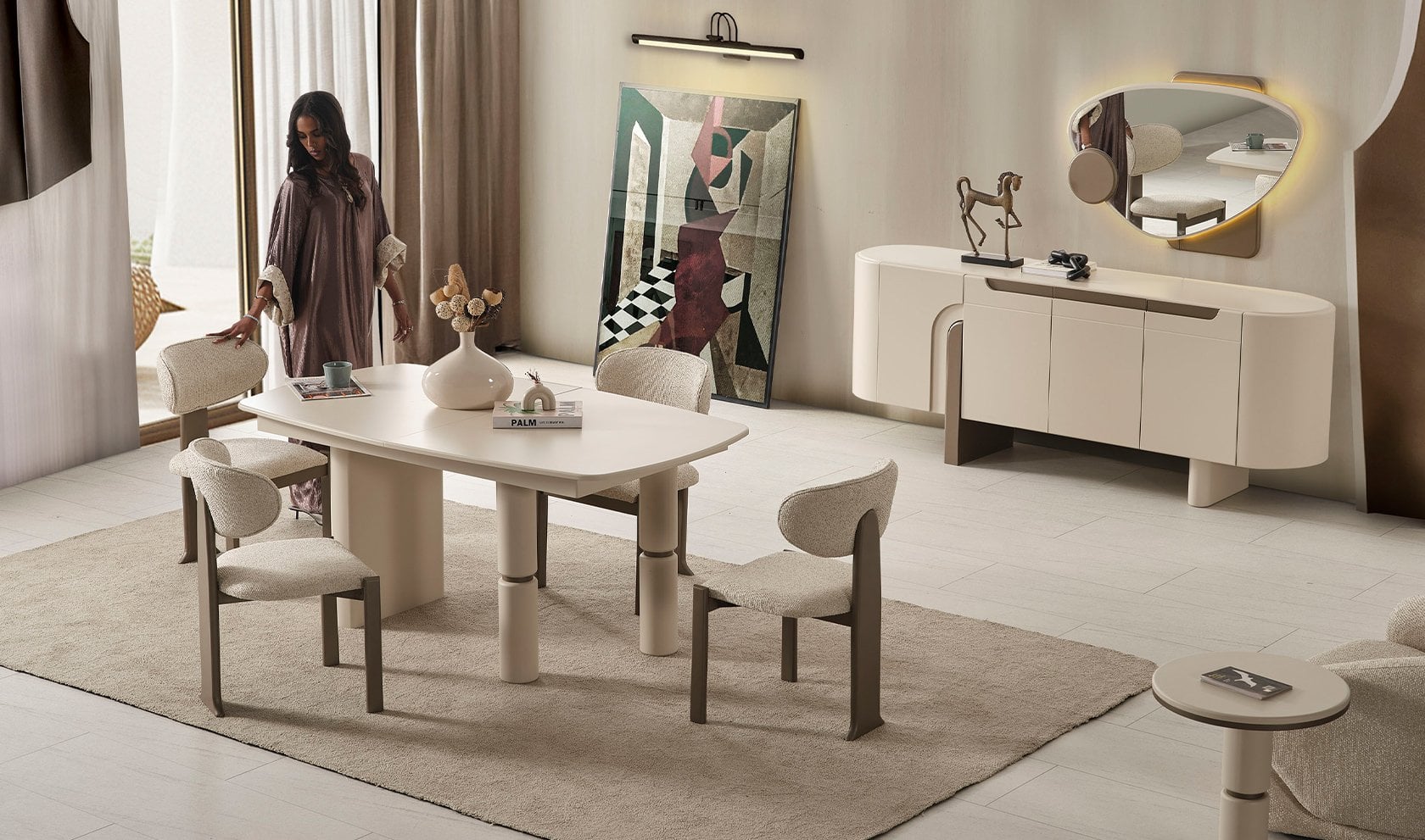 Mokka Yemek Odası Takımı