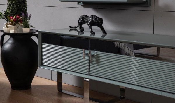 Tesla Krem Ahşap Yemek Odası Takımı Konsol