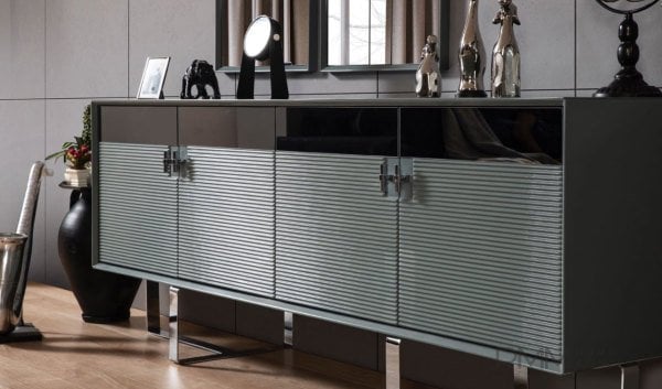 Tesla Krem Ahşap Yemek Odası Takımı Konsol