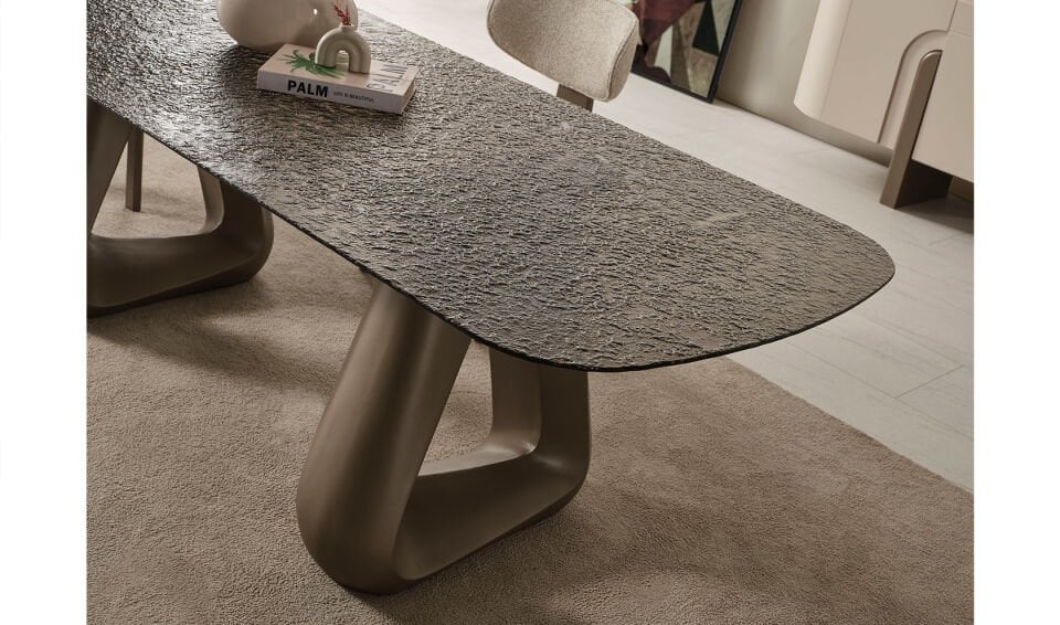 Mokka Yemek Odası  Cam Masa