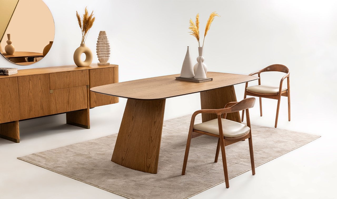 Delta Yemek Odası Takımı | Meşe