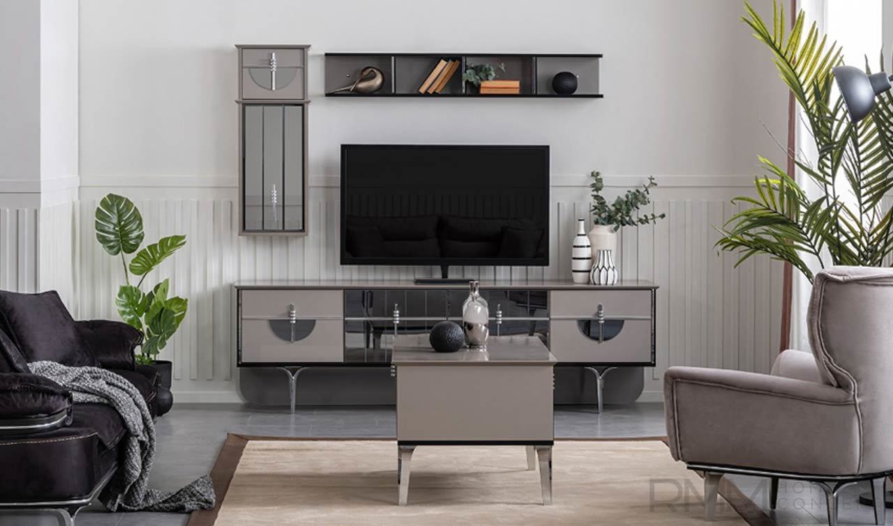 Prada Silver Tv Ünitesi