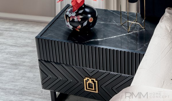 Carina Yatak Odası Takımı Siyah