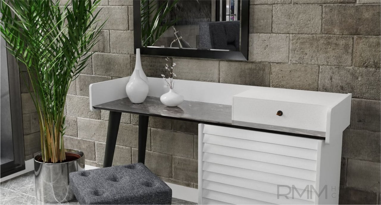 Corsa Beyaz Yatak Odası Takımı