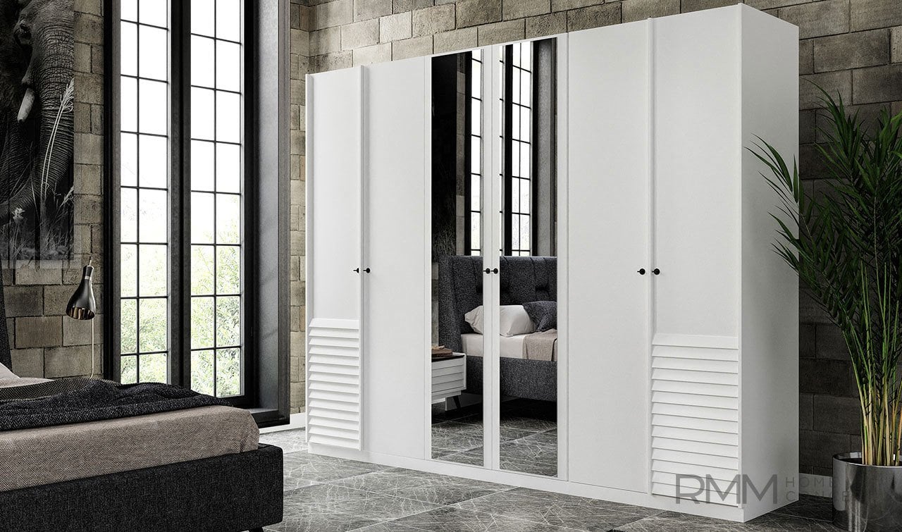 Corsa Beyaz Yatak Odası Takımı