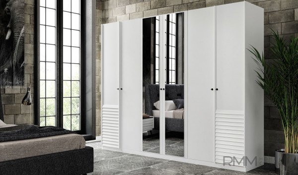 Corsa Beyaz Yatak Odası Takımı