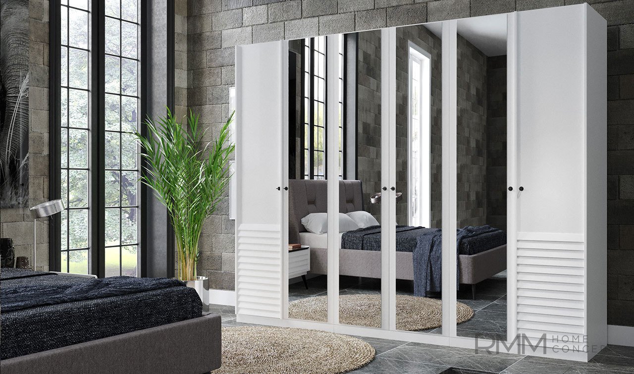 Corsa Beyaz Yatak Odası Takımı