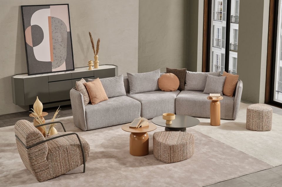 Slope Köşe Koltuk Takımı | Mini