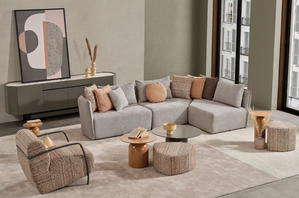 Slope Köşe Koltuk Takımı | Mini