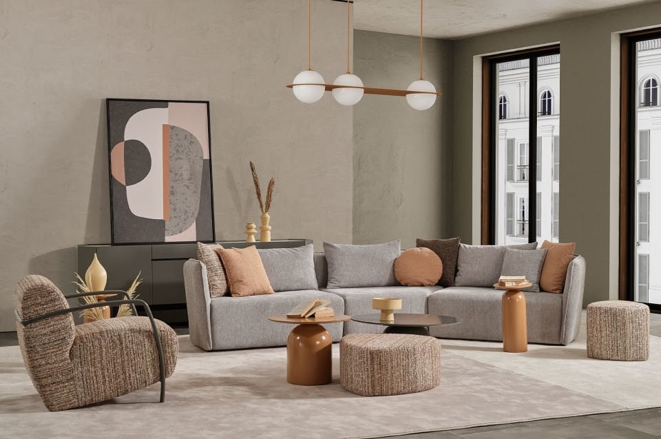 Slope Köşe Koltuk Takımı | Mini