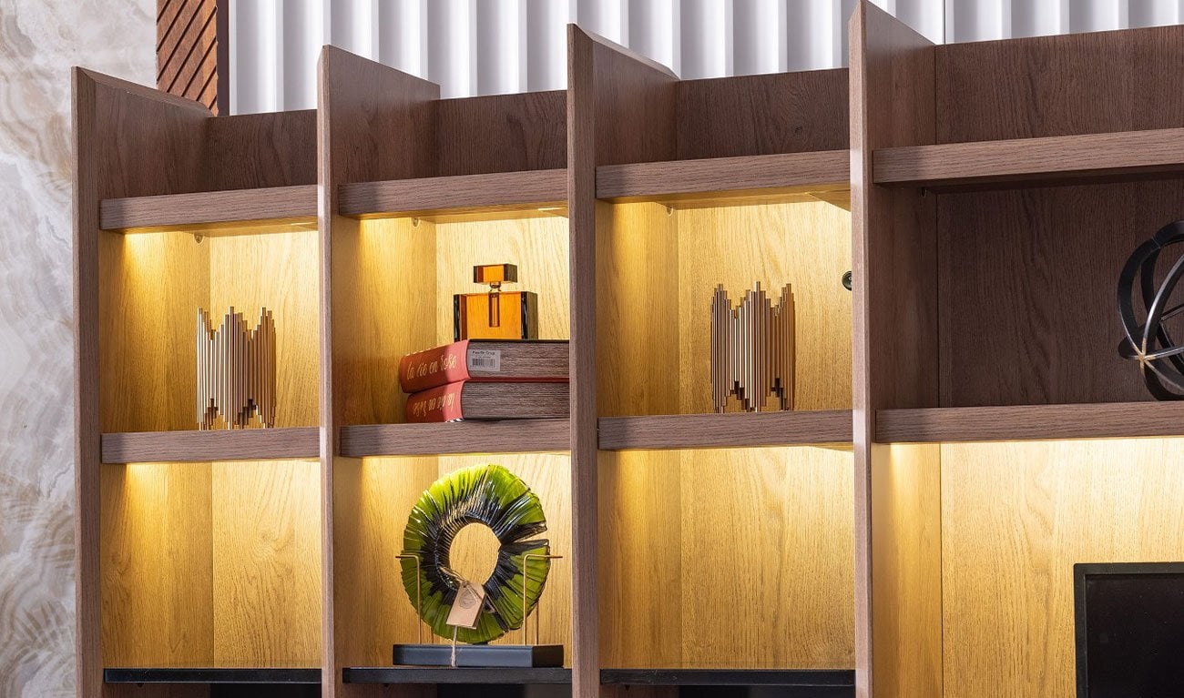 Lizbon Ahşap Tv Ünitesi - Duvar Ünitesi