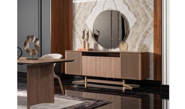 Lizbon Ahşap Yemek Odası Takımı