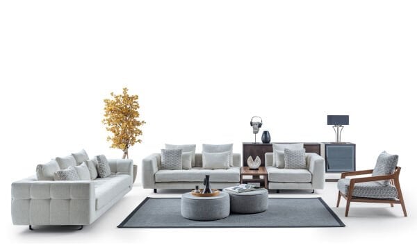 Etna Modern Koltuk Takımı - Krem