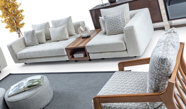 Etna Modern Koltuk Takımı - Krem