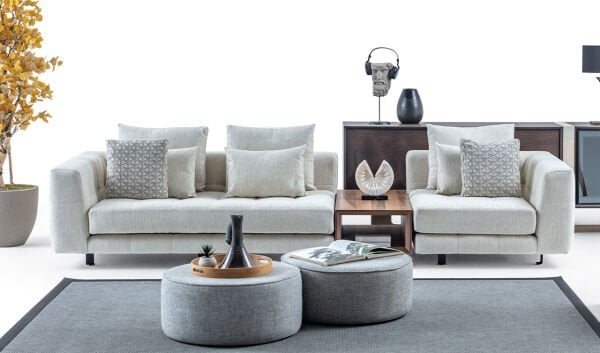 Etna Modern Koltuk Takımı - Krem