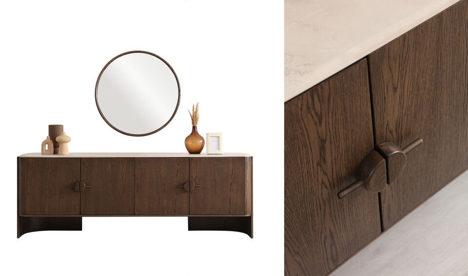 Lucca Dark Yemek Odası Takımı