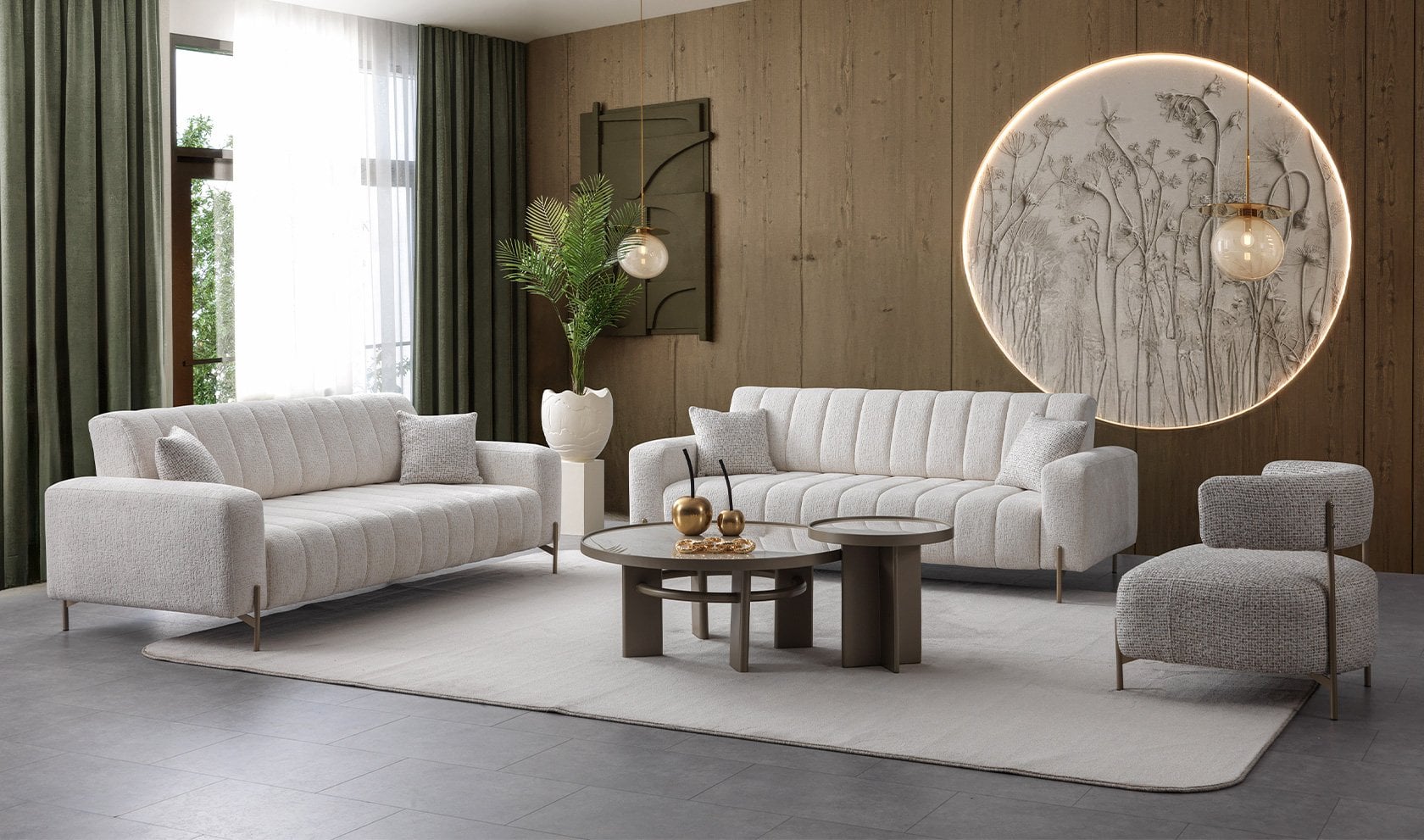 Elit Metal Koltuk Takımı