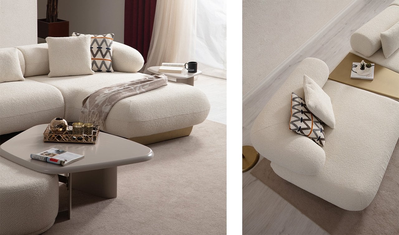 Glamour Corner Sofa Set