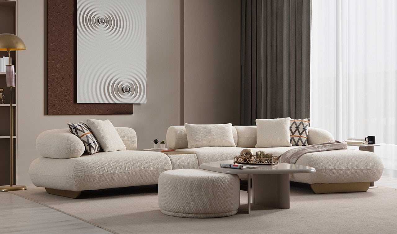 Glamour Corner Sofa Set