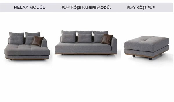 Play Modüler Köşe Koltuk Takımı