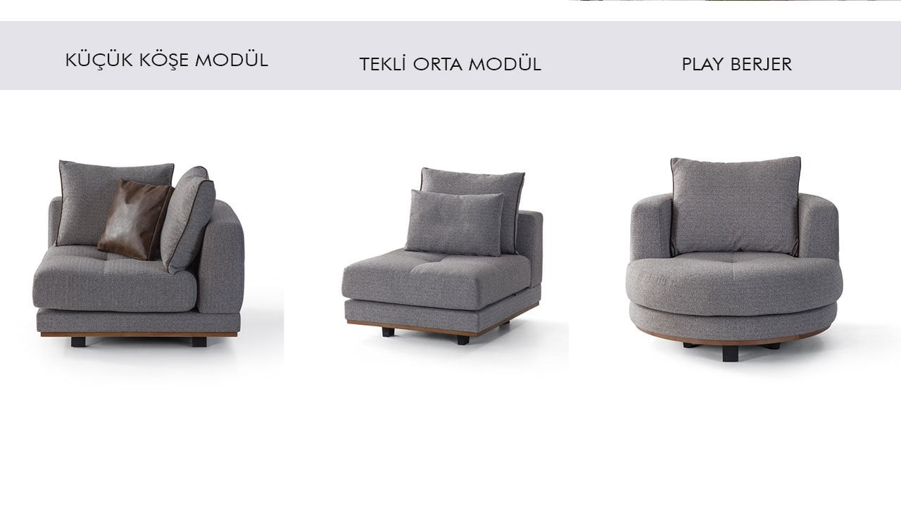 Play Modüler Köşe Koltuk Takımı