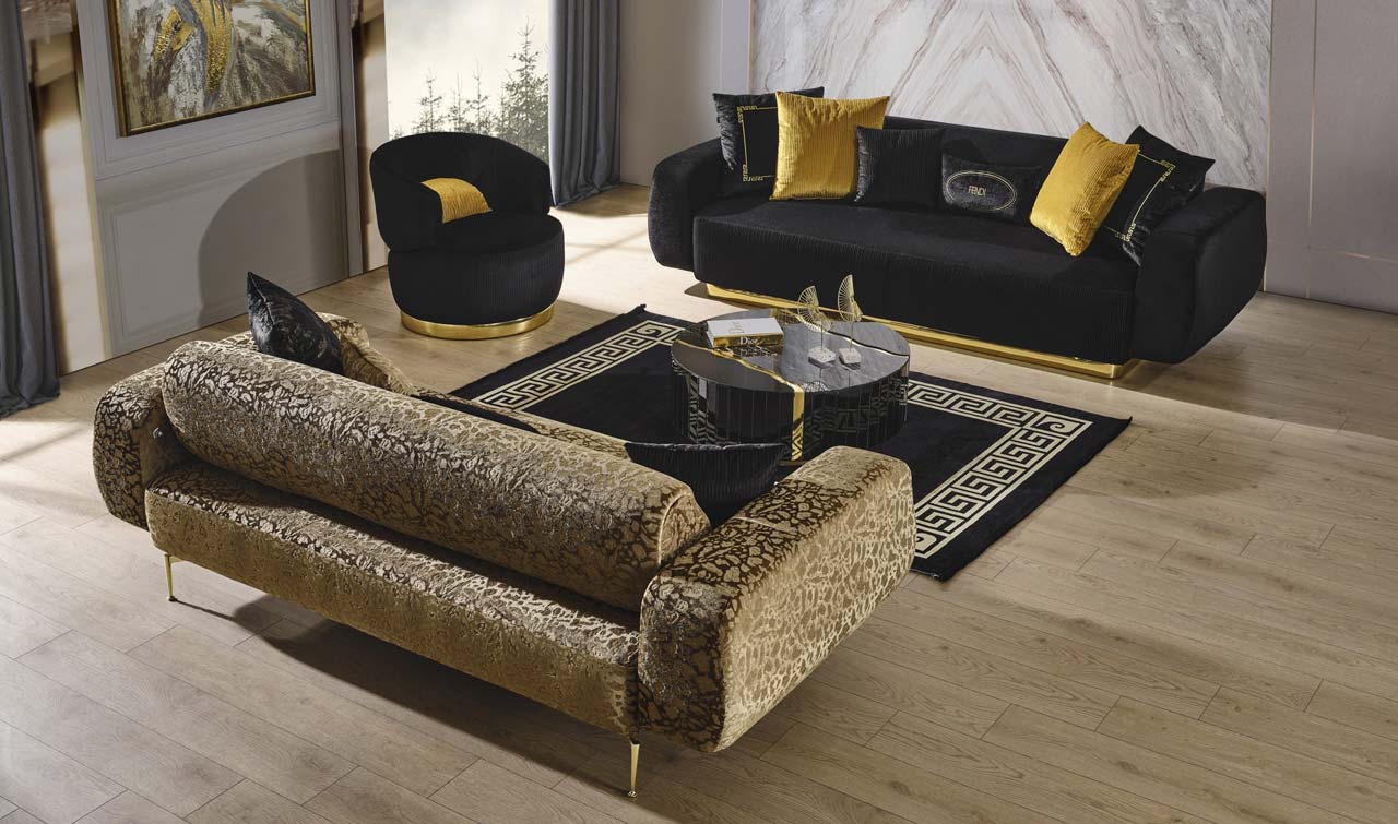 Fendi Gold Koltuk Takımı