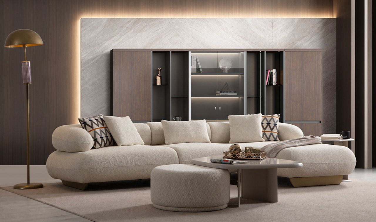 Glamour Relax Sofa Set